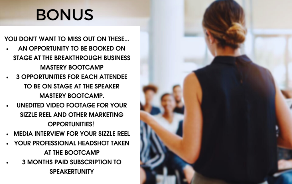 Breakthrough Speaker Mastery Breakthrough Speaker Mastery